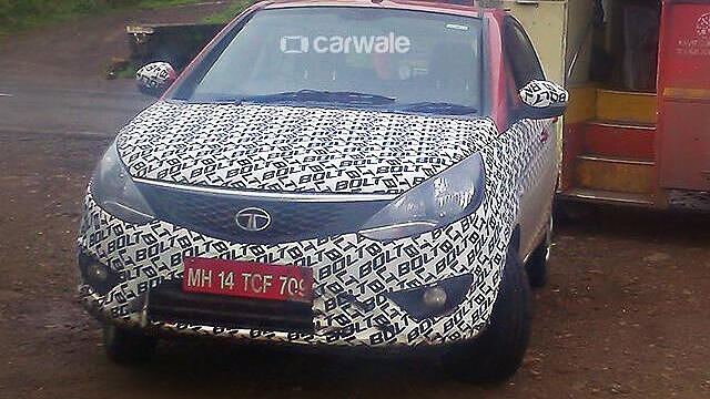 Tata Bolt spied testing in Lavasa