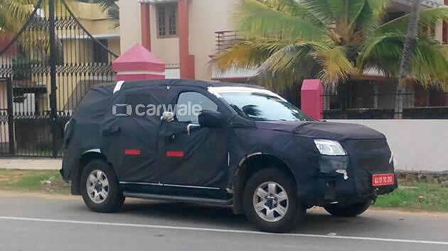 Chevrolet Trailblazer spied testing in Trivandrum