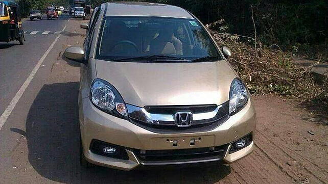 Honda Mobilio spotted on Indian streets for the first time
