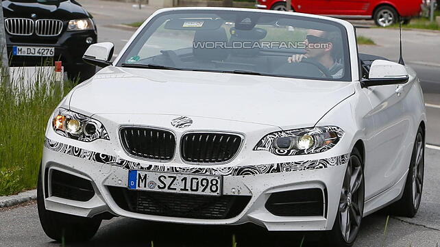 BMW 2 Series convertible spied testing in Europe