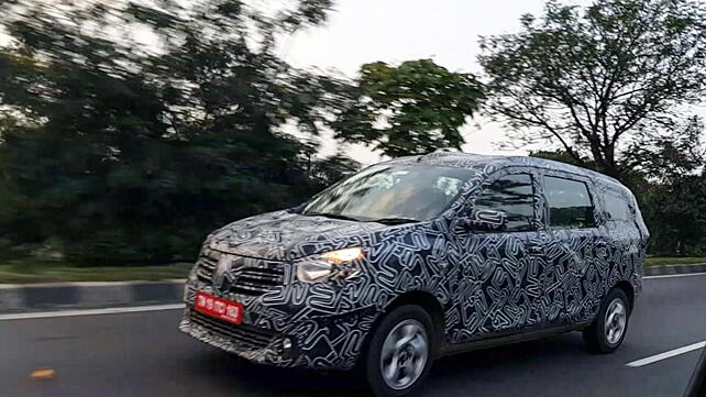 Renault Lodgy spotted testing near Chennai