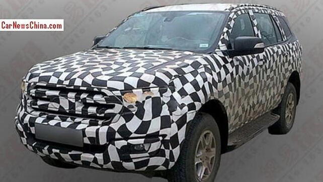Ford Everest (Endeavour) spied in China; Interiors revealed