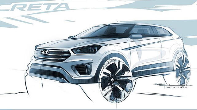 Hyundai unveils the design renderings of the Creta
