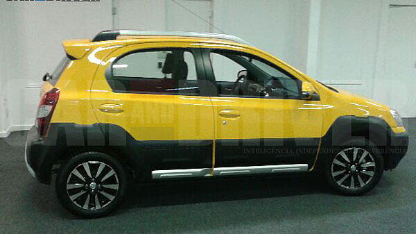 Toyota Etios Cross spied in Brazil