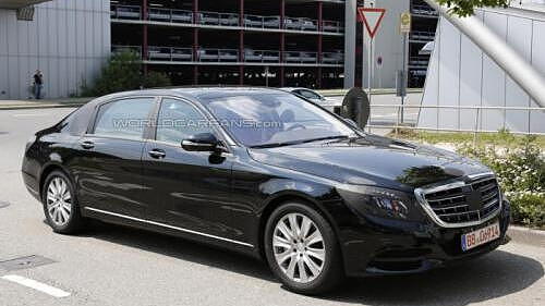 2014 Mercedes-Benz S600 Pullman spotted with minimal camouflage