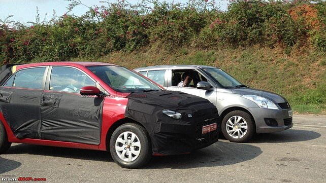 2015 Hyundai i20 spotted testing