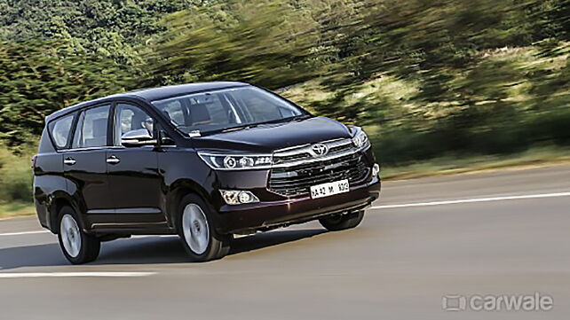 Toyota Innova Crysta and Fortuner get updated feature list