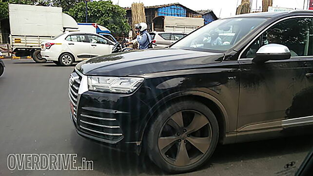 Audi SQ7 spied in India for the first time