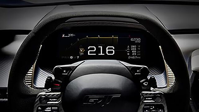 Ford introduces futuristic digital instrument display in the new GT