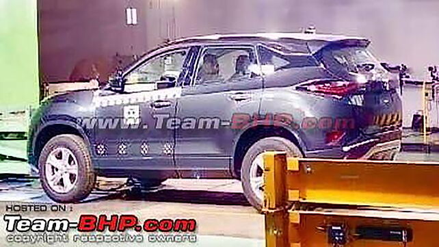 Tata Harrier spotted in production-ready form