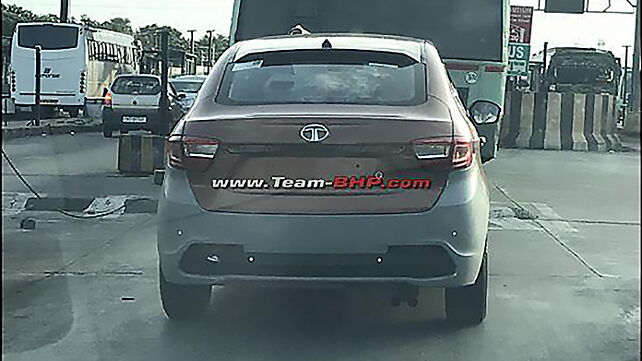 Tata Tigor JTP with twin-barrel exhaust spotted testing in India