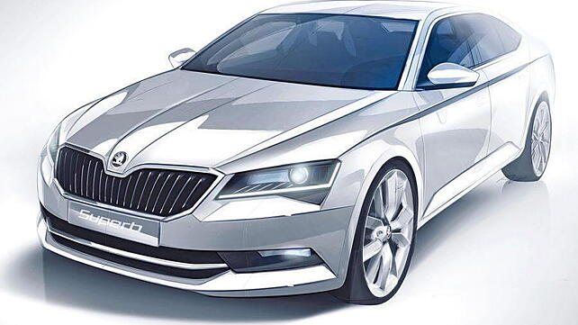 2016 Skoda Superb first sketch revealed