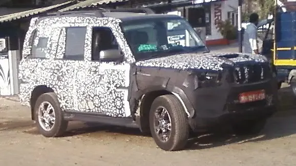 Scorpio facelift spotted again revealing more details Scorpio facelift spotted again revealing more details
