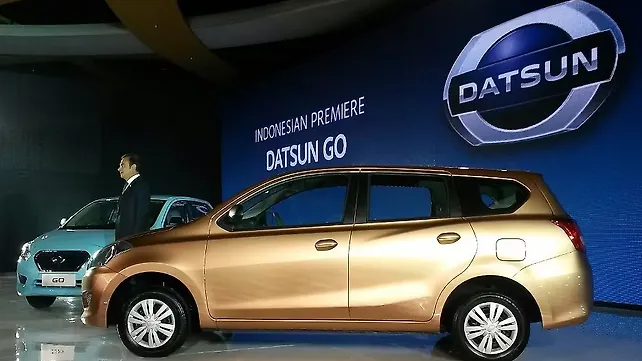 Nissan unveils the Datsun GO Plus at the Auto Expo Nissan unveils the Datsun GO Plus at the Auto Expo