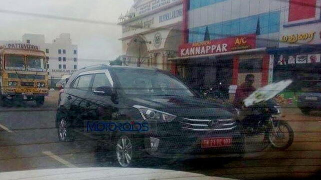 Hyundai Creta spied completely undisguised