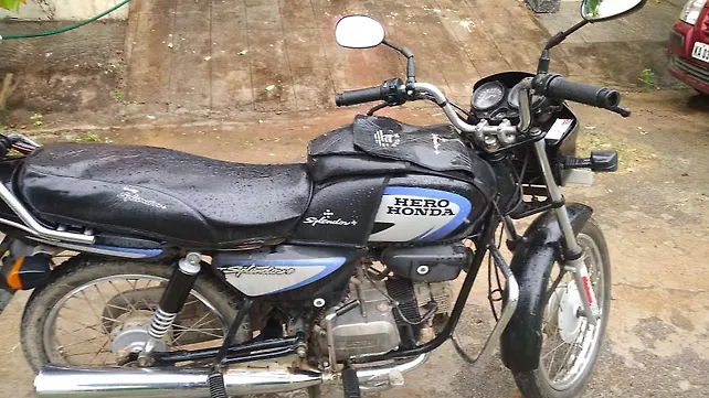 hero new super splendor self start drum brake alloy wheel sx