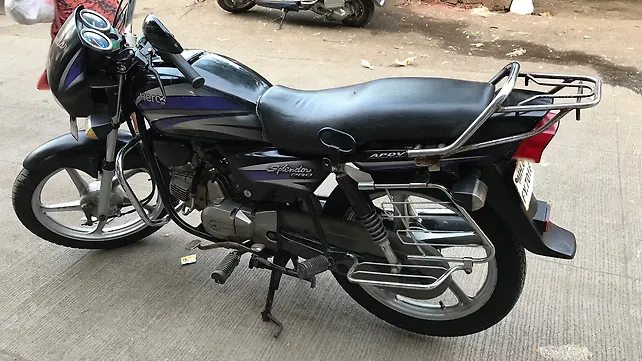 hero splendor plus self start drum brake alloy wheel color options