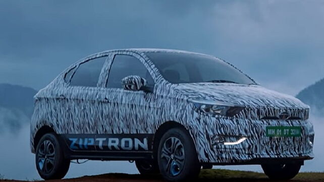 New Tata Tigor EV with Ziptron powertrain teased ahead of official debut