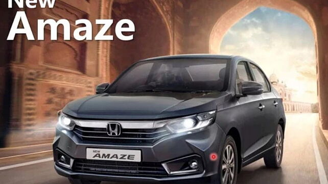 2021 Honda Amaze to be offered in four variants and two engine options