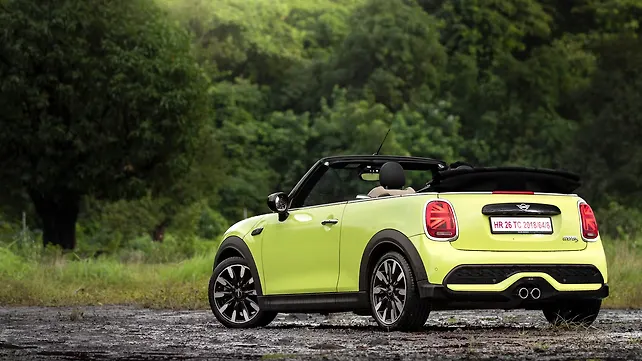 MINI Cooper Convertible Left Rear Three Quarter MINI Cooper Convertible Left Rear Three Quarter
