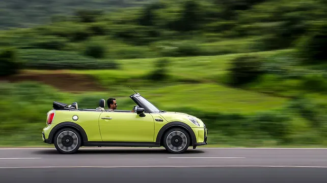 MINI Cooper Convertible Left Side View MINI Cooper Convertible Left Side View