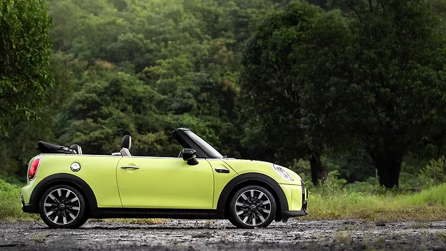 MINI Cooper Convertible Left Side View MINI Cooper Convertible Left Side View