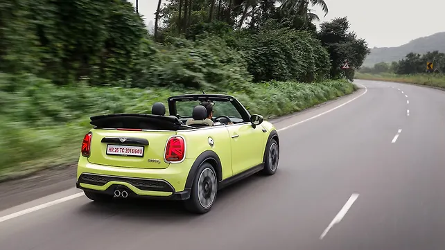 MINI Cooper Convertible Right Rear Three Quarter MINI Cooper Convertible Right Rear Three Quarter