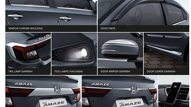 2021 Honda Amaze accessories detailed - CarWale