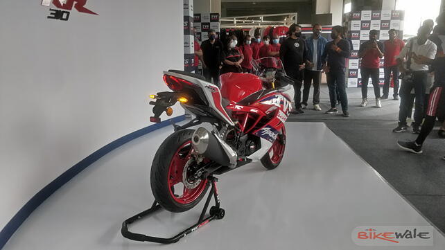 TVS Apache RR310 Right Rear Three Quarter