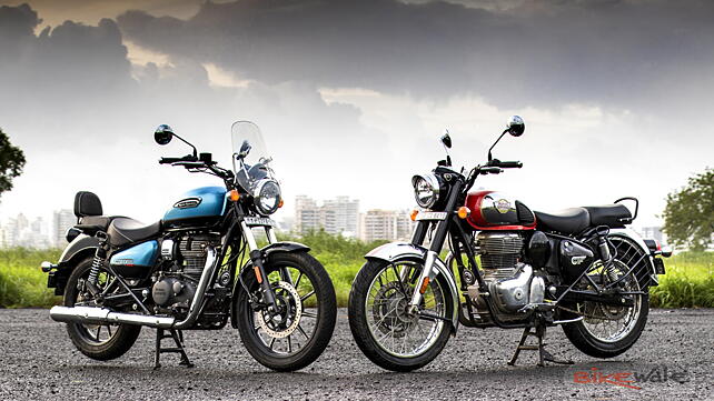 2021 Royal Enfield Classic 350 Vs Meteor 350 Comparison Test Review Bikewale 1426