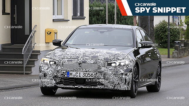 India-bound BMW 3 Series facelift spotted testing