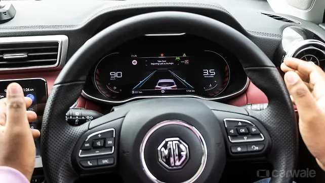 MG Astor Instrument Cluster