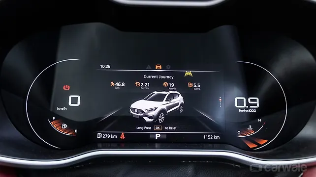 MG Astor Instrument Cluster