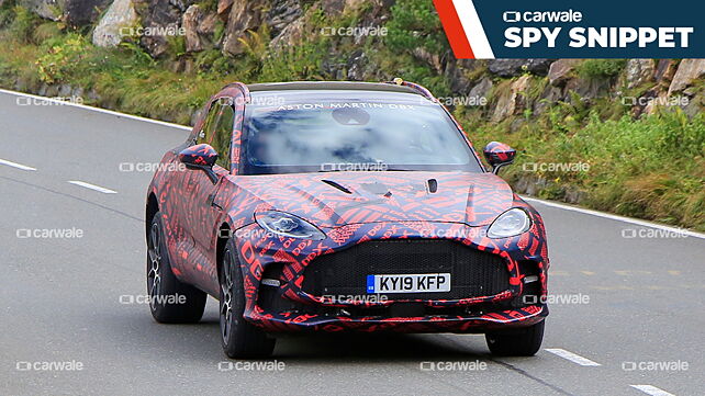 Aston Martin DBX S spotted testing