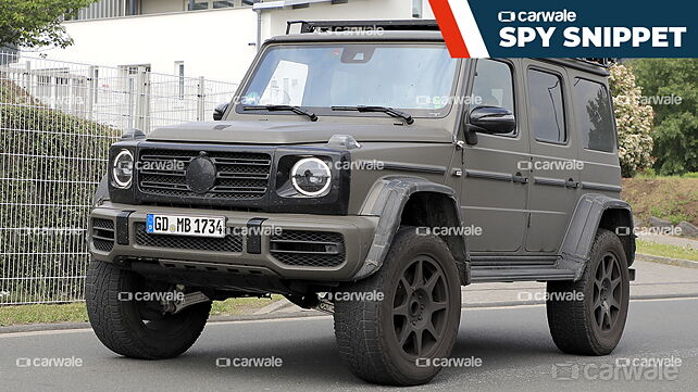 Mercedes-Benz G-Class 4x4 Squared spied sans camouflage