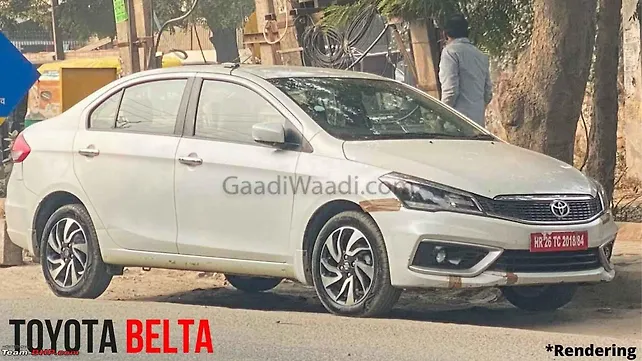 Toyota Belta is the rebadged Maruti Suzuki Ciaz: Spotted in LHD guise Toyota Belta is the rebadged Maruti Suzuki Ciaz: Spotted in LHD guise