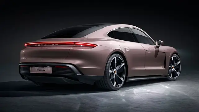 Porsche Taycan Right Rear Three Quarter Porsche Taycan Right Rear Three Quarter