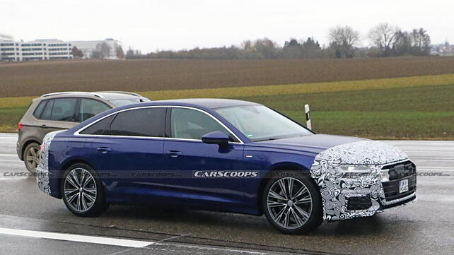 2022 Audi A6 facelift spied testing ahead of its official unveiling