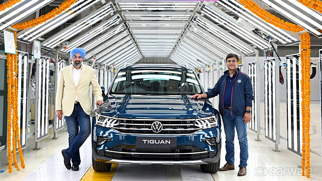 Volkswagen Tiguan facelift production commences; to be launched in India next month