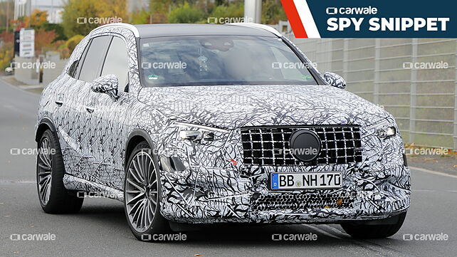 2023 Mercedes-AMG GLC 43 and 63 spied testing at Nurburgring
