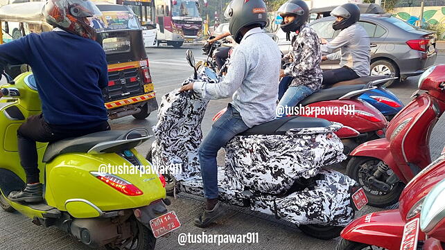 Bajaj Chetak Left Rear Three Quarter