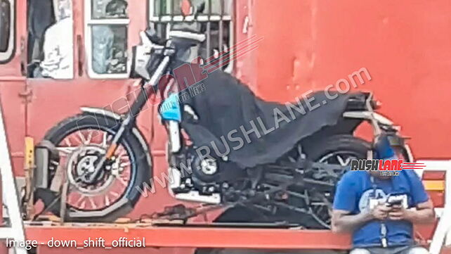 Royal Enfield Scram 411 spotted during TVC shoot; February launch likely
