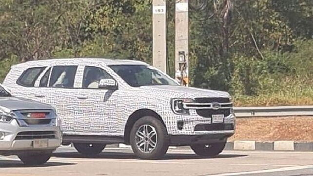 New-gen Ford Endeavour spied testing ahead of global unveiling