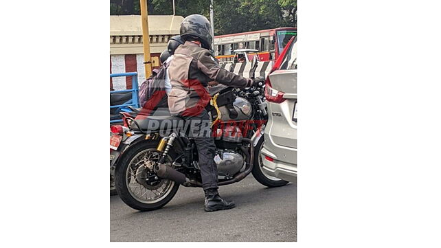 Royal Enfield Interceptor Scrambler spotted testing for the first time