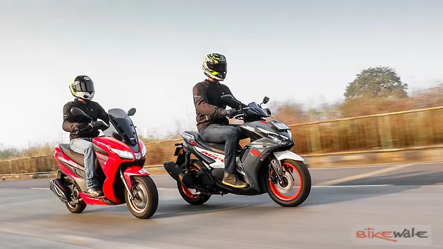 Yamaha Aerox 155 Front View