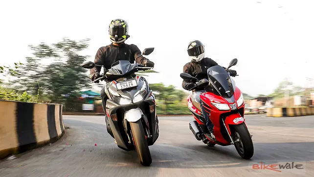 Yamaha Aerox 155 Front View