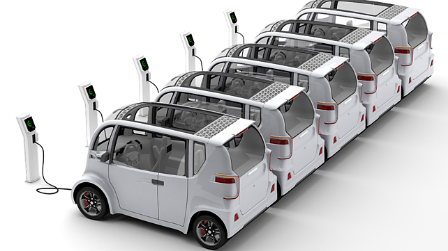 Electric vehicles charging 