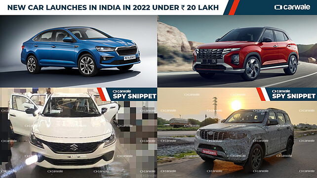 New car launches in India in 2022 under Rs 20 lakh