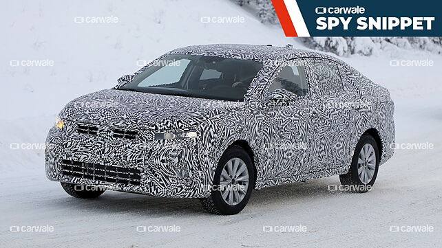 Volkswagen Virtus goes winter testing ahead of launch in India this year