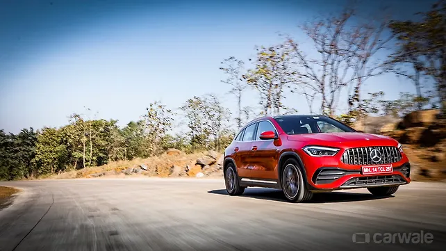 Mercedes-Benz AMG GLA35 Right Front Three Quarter Mercedes-Benz AMG GLA35 Right Front Three Quarter